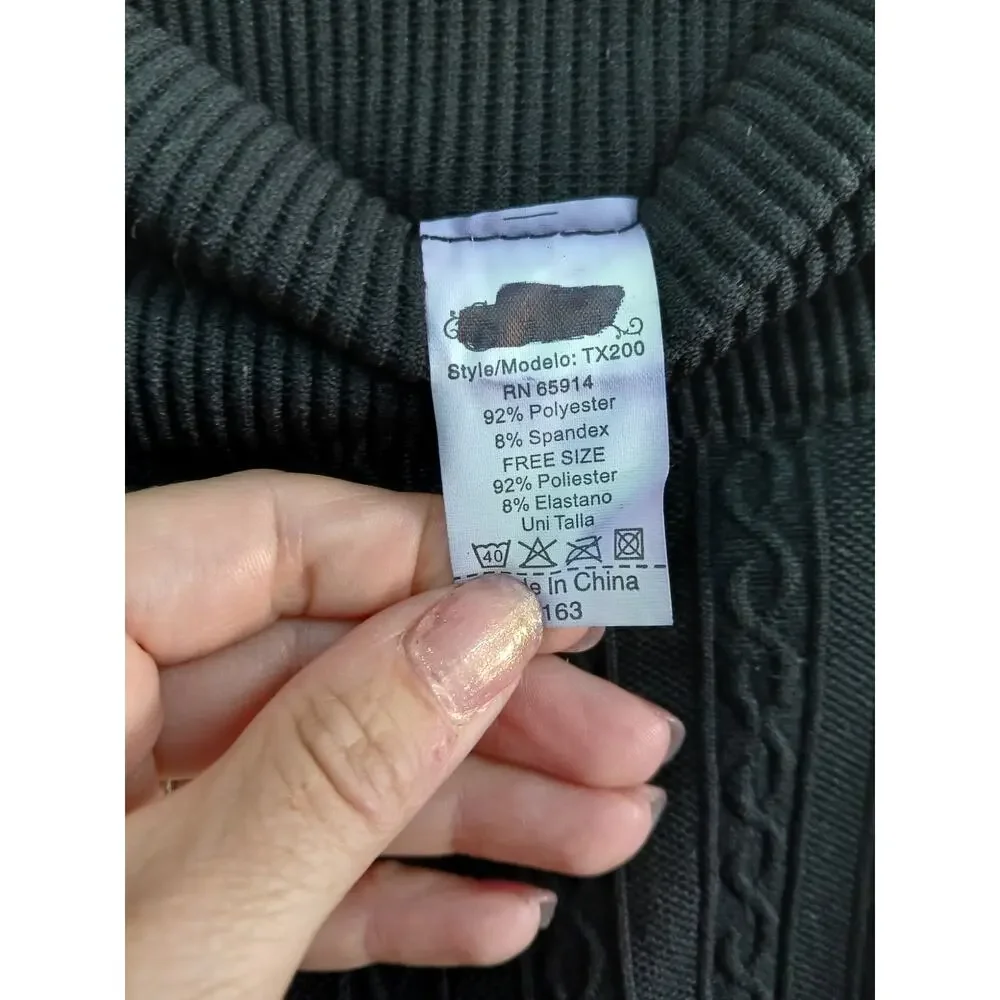 Candy Rain seamless cable knit leggings, small/medium